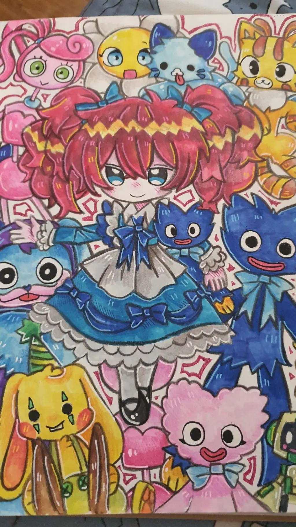 ai character: Poppy playtime background