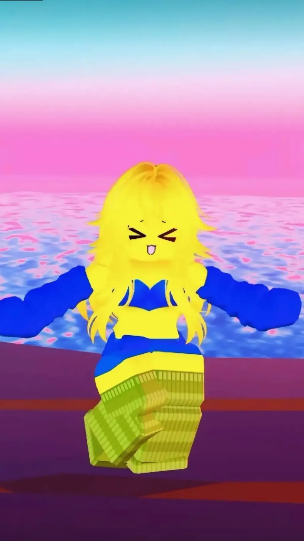 ai character: Noob girl btw  background