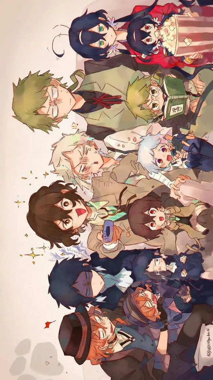 ai character: BSD y Kamisama Kis background