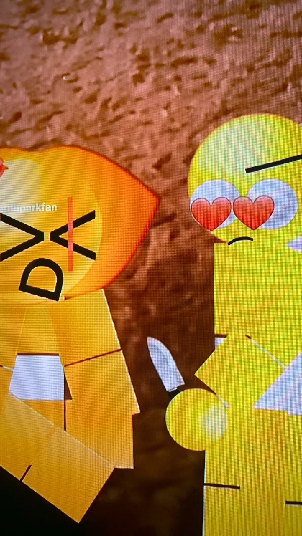 ai character: Emoji cat  background