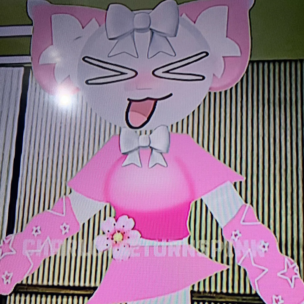 chat with ai character: Emoji cat dancing