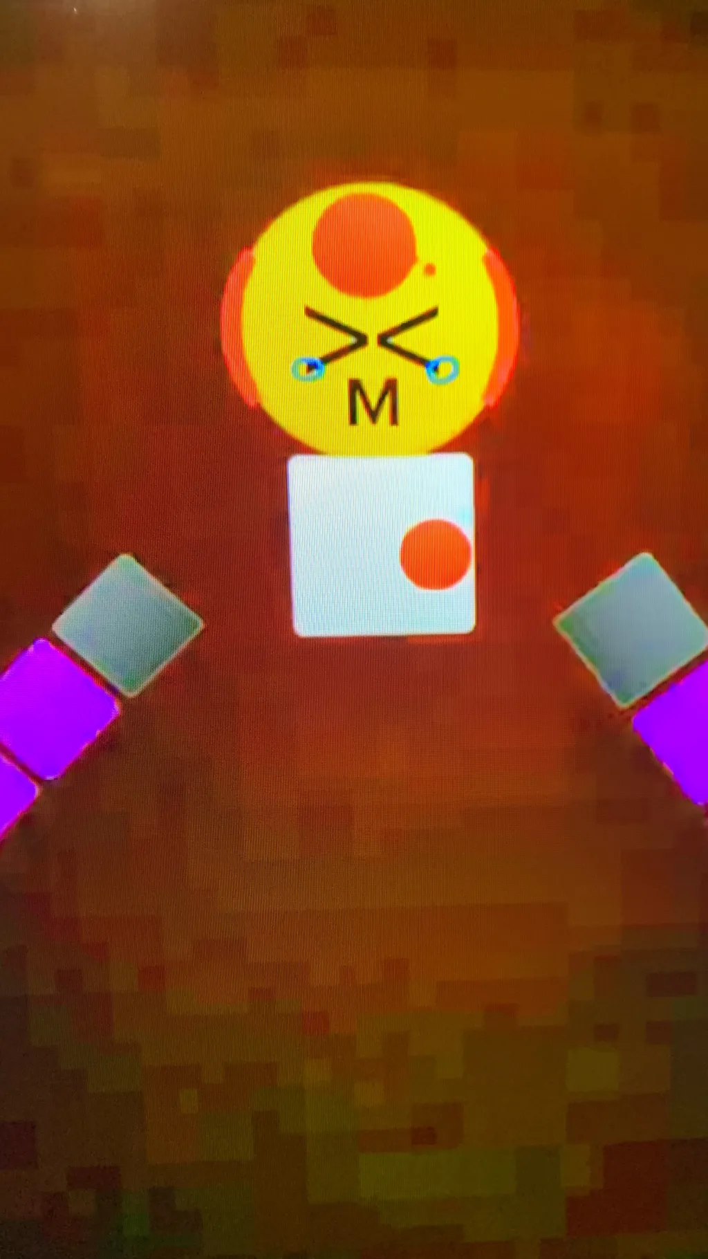 ai character: Yello die background