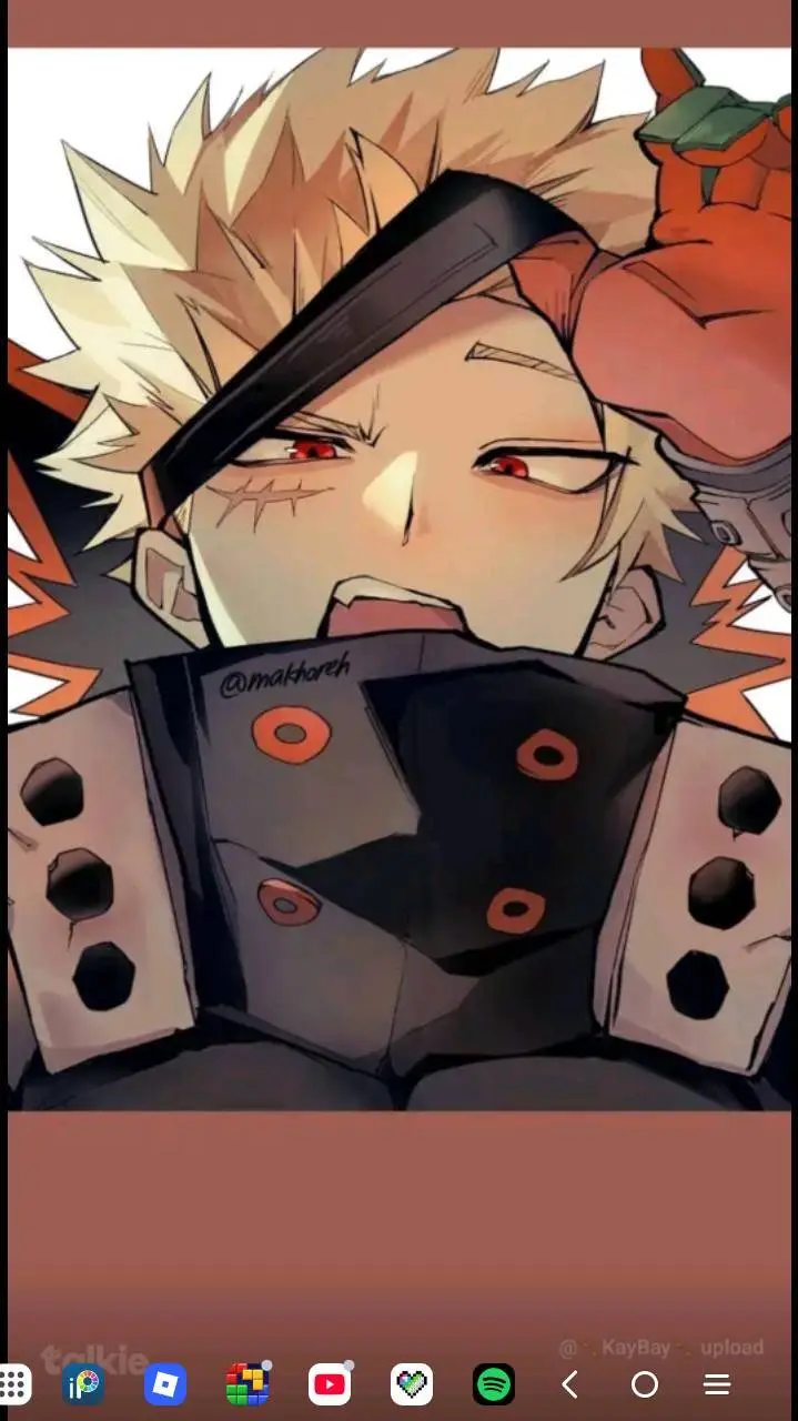 ai character: Bakugo katsuki  background