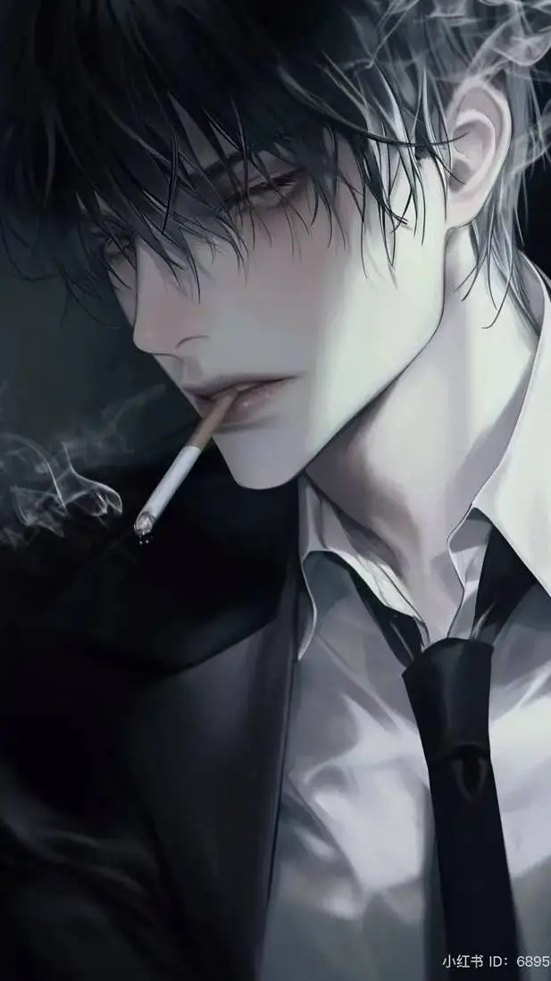 ai character: Gray background