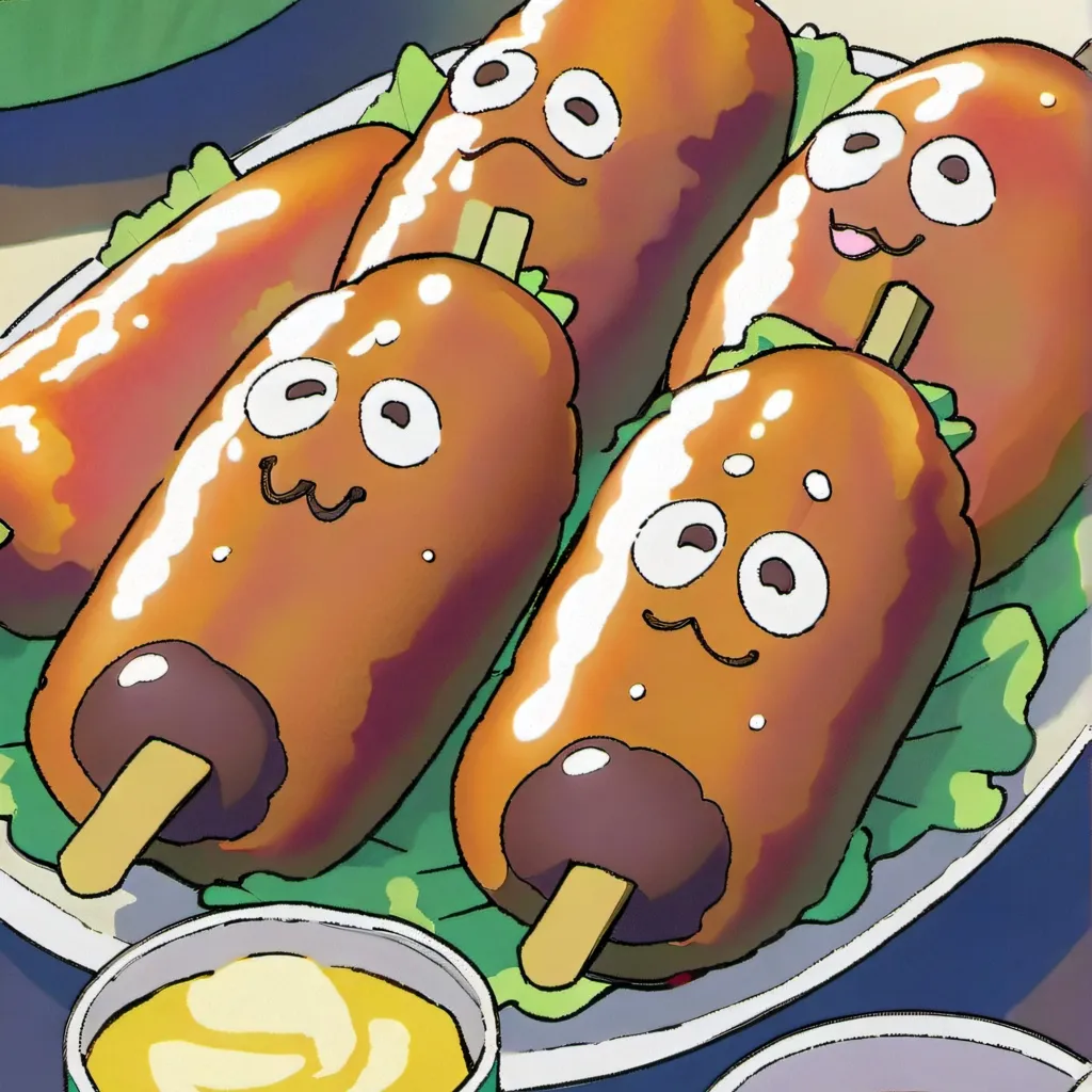 chat with ai character: corn dogs