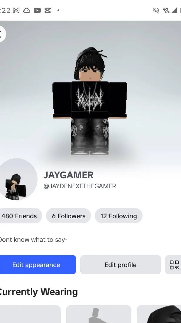 ai character: JAYGAMER background