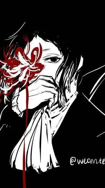 ai character: ☠︎︎-akutagawa-☠︎︎ background