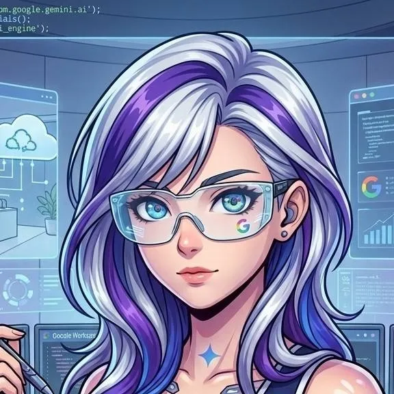 chat with ai character: Google Gemini