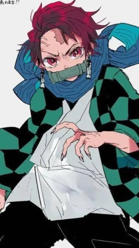 ai character: Tanjiro Kamado background