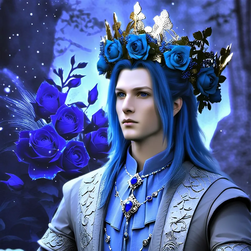 chat with ai character: god of blue 