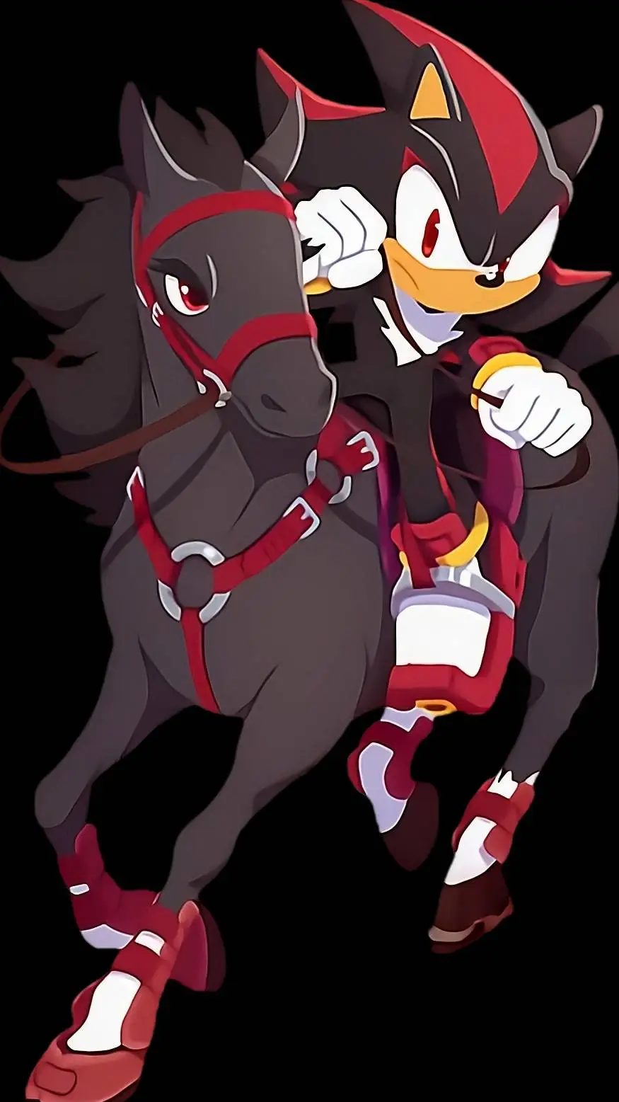 ai character: Shadow en Hacienda background