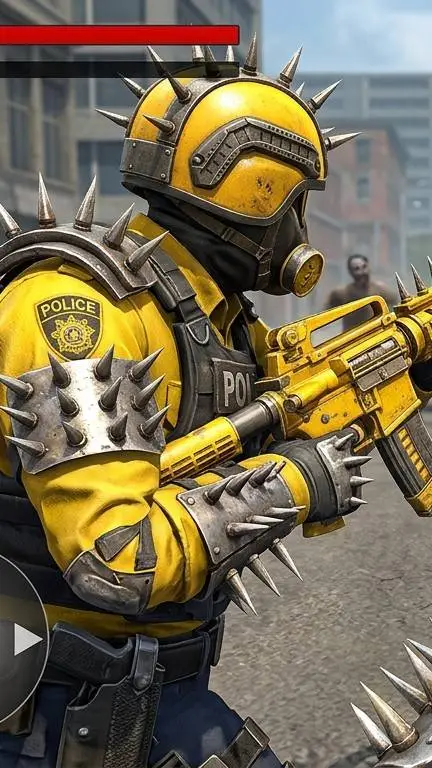 ai character: Player Policía background