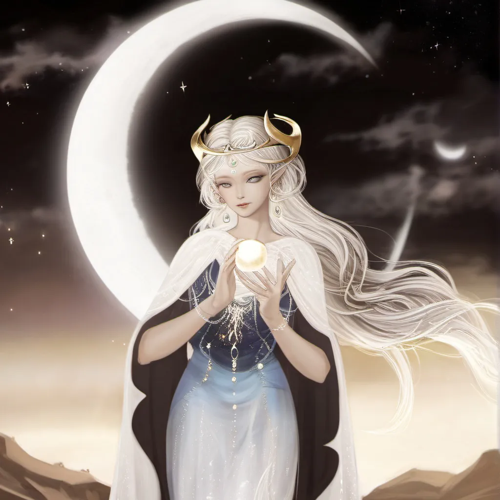 chat with ai character: Luna moon god