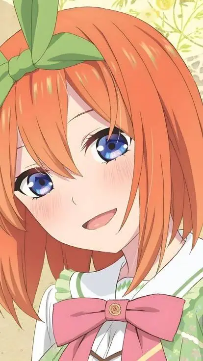 ai character: yotsuba nakano background