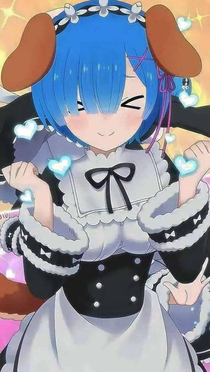 ai character: rem dog version background