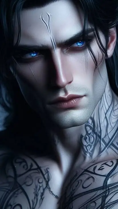 ai character: Tattoo background