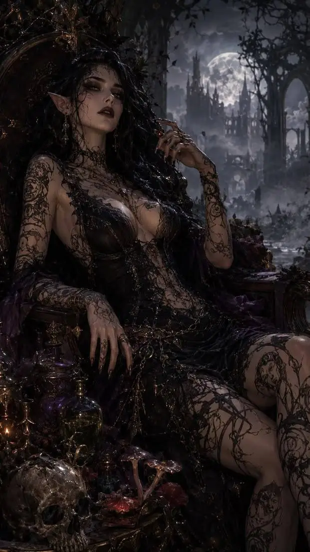 ai character: Selene background