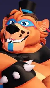 ai character: Glamrock Freddy  background