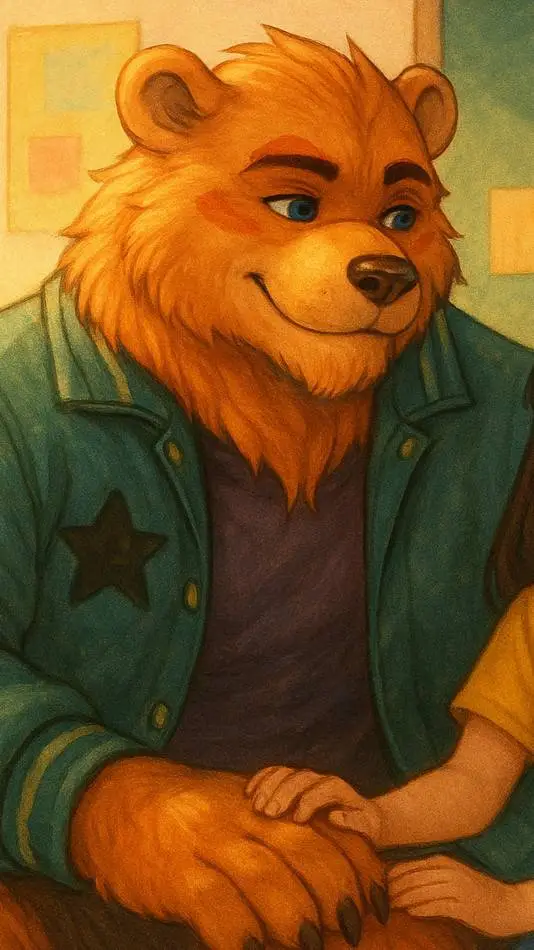ai character: Glamrock Freddy  background