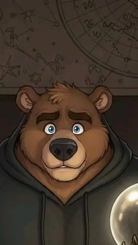 ai character: Bear Burglar  background