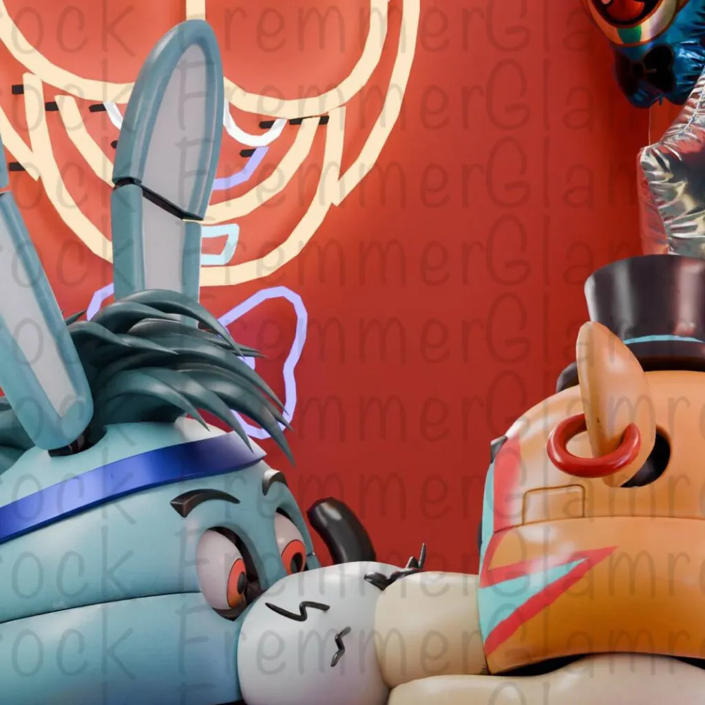 chat with ai character: Glamrock Bonnie 