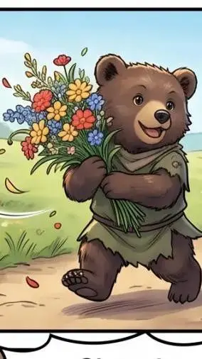 ai character: Bear Burglar  background