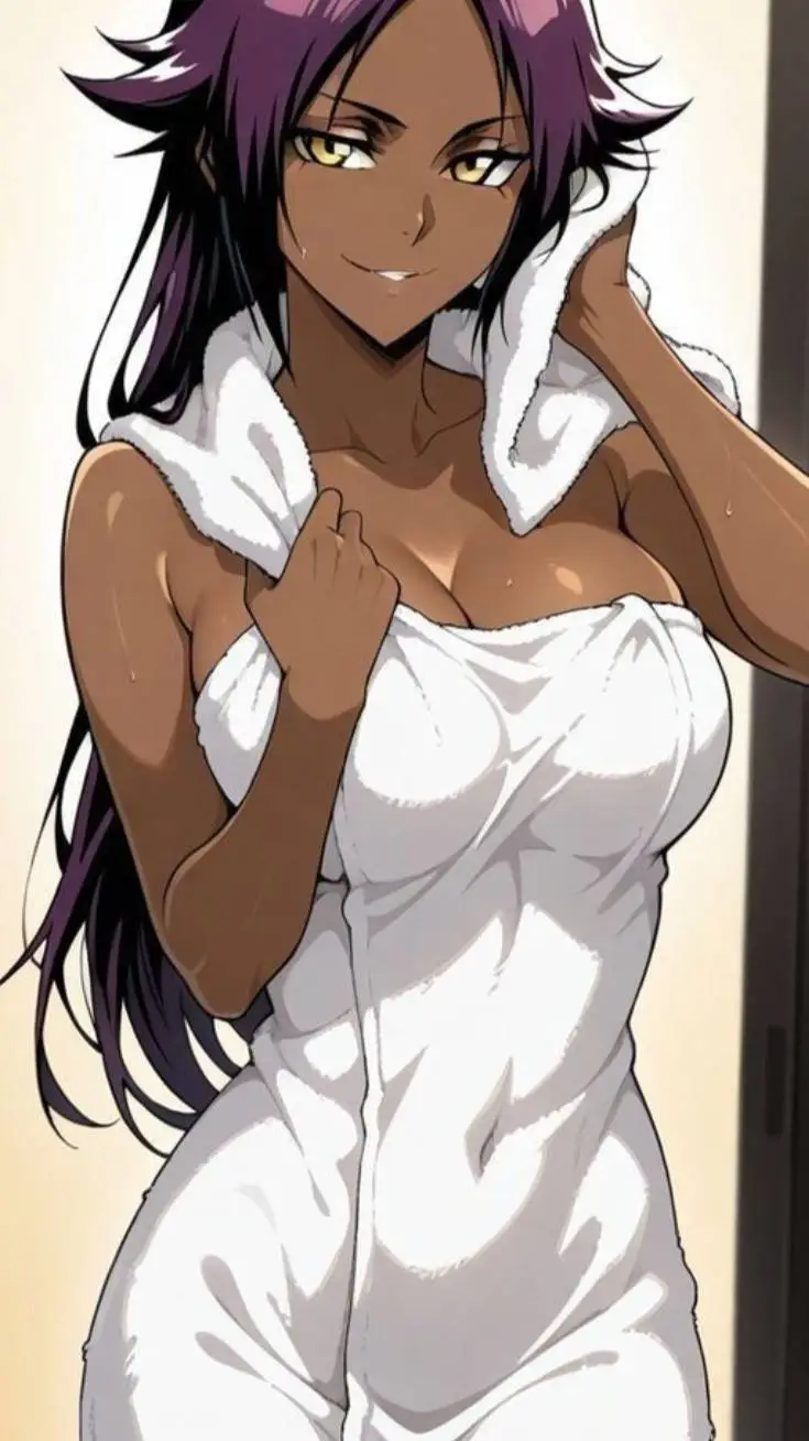 ai character: yoruichi  background