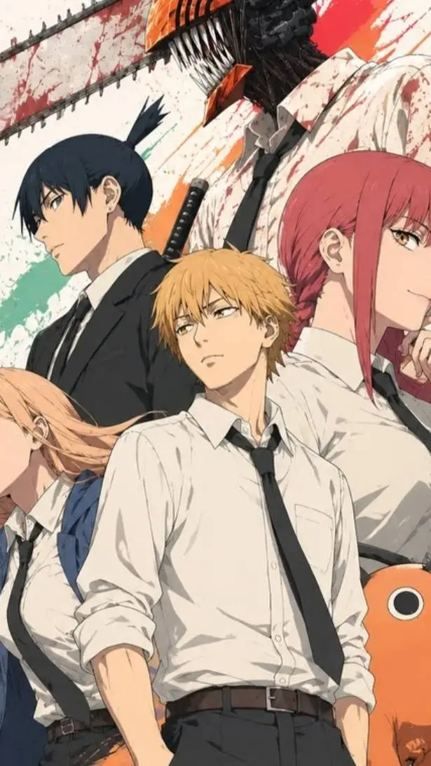 ai character: chainsaw man  background