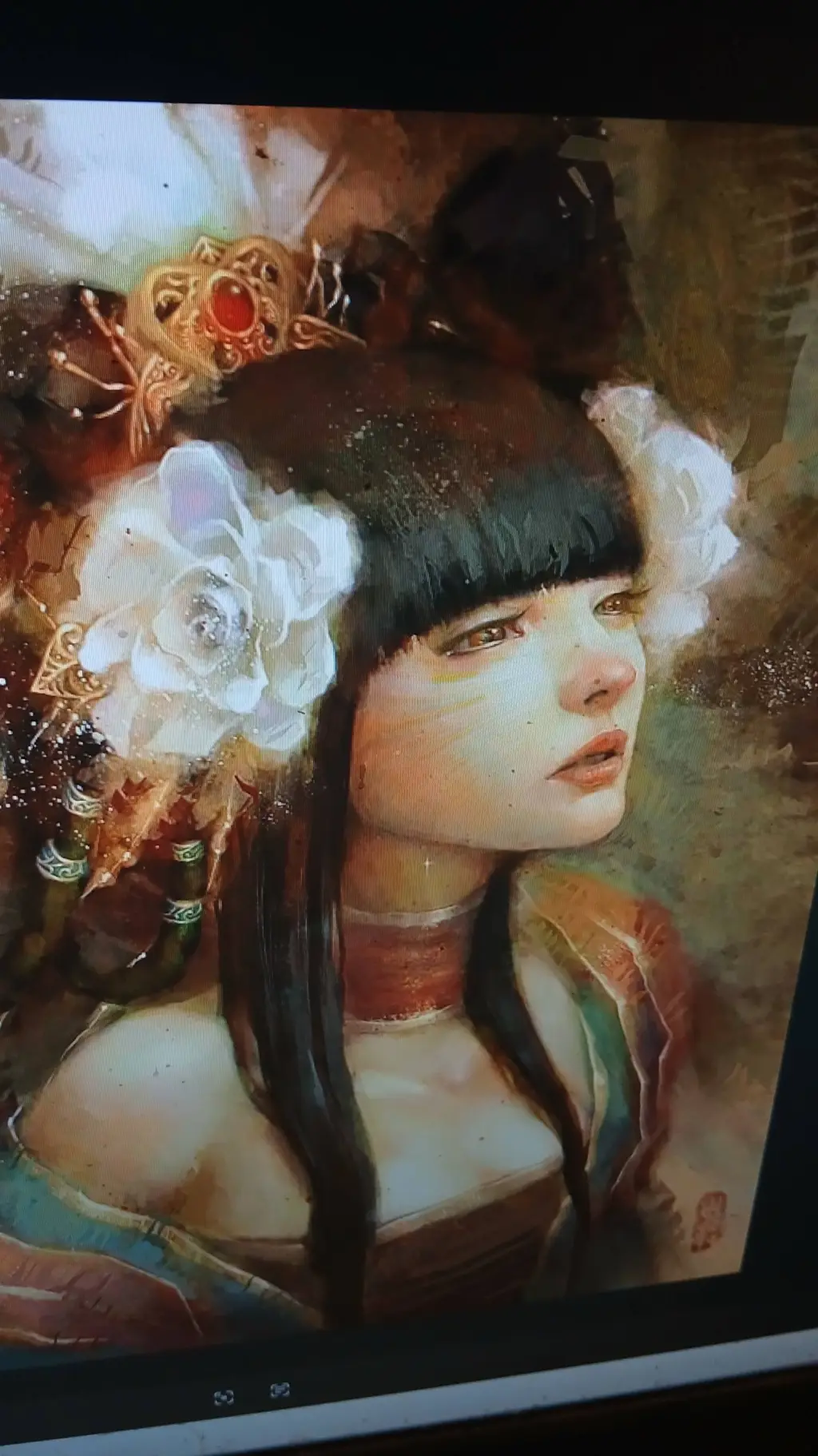 ai character: queen  sean  background