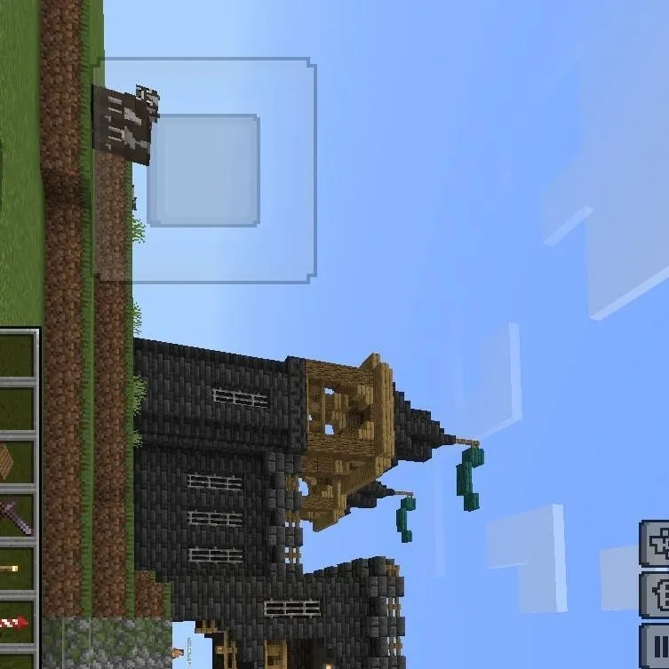 chat with ai character: Minecraft castle.
