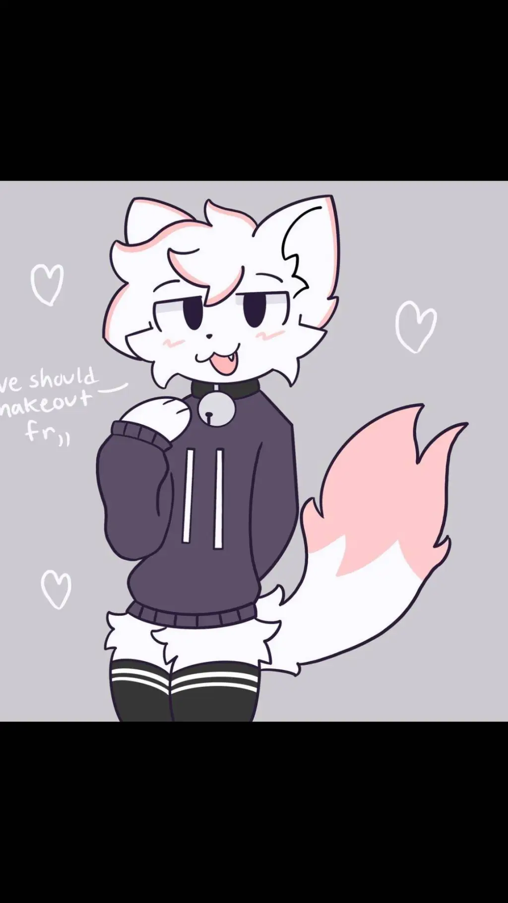 ai character: furry femboy  background