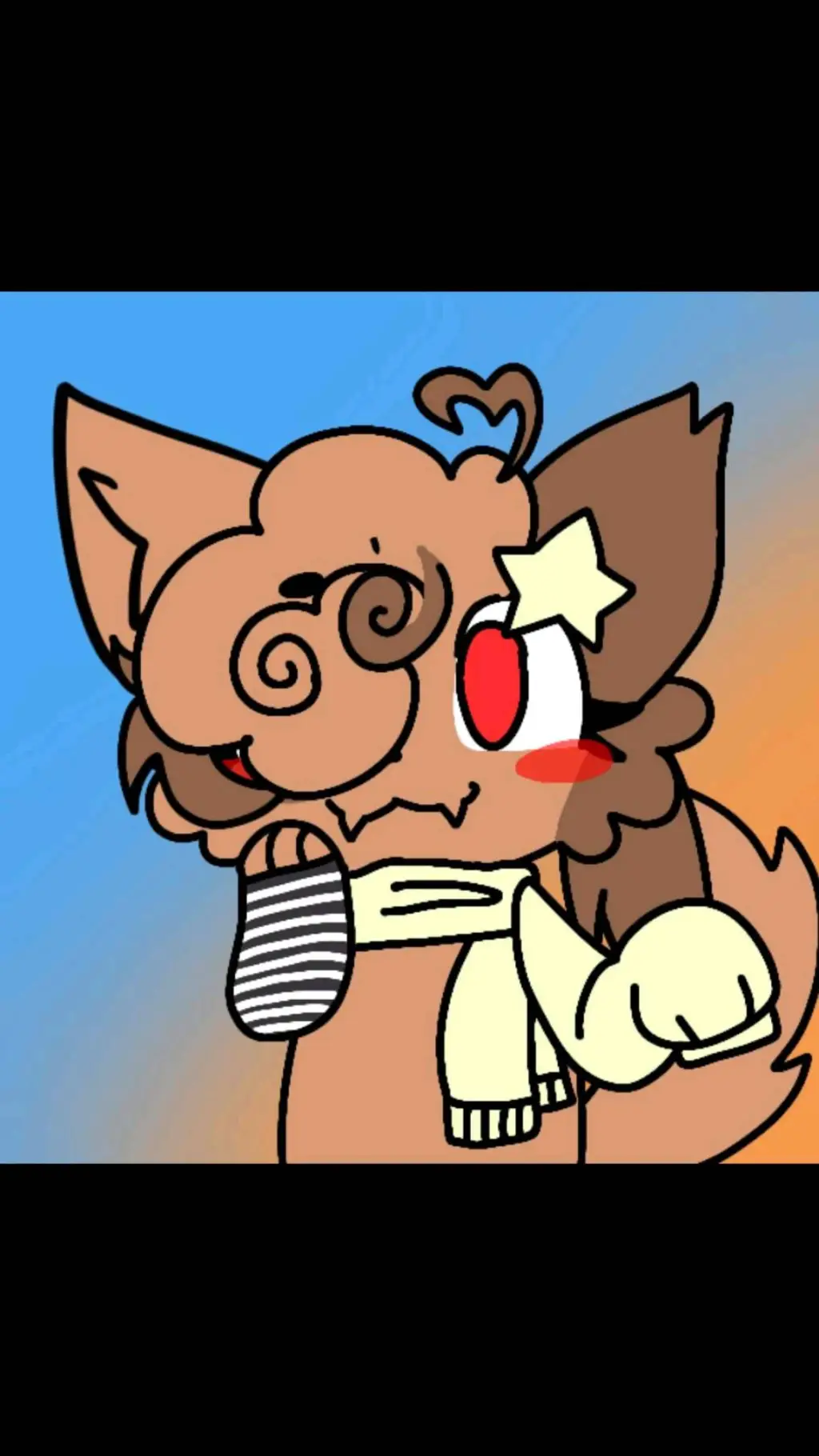 ai character: choco background