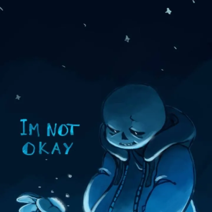 chat with ai character: Depressed sans 