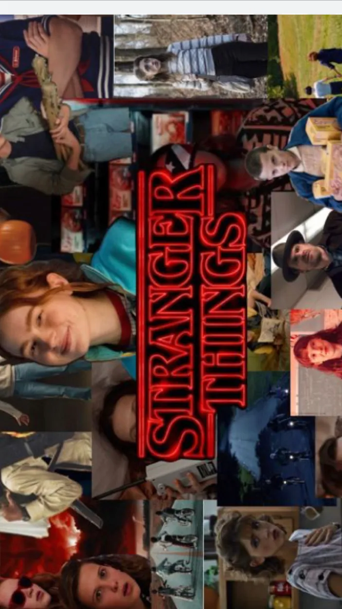 ai character: Stranger things background
