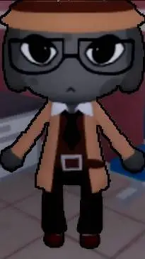 ai character: Detective Secretar background