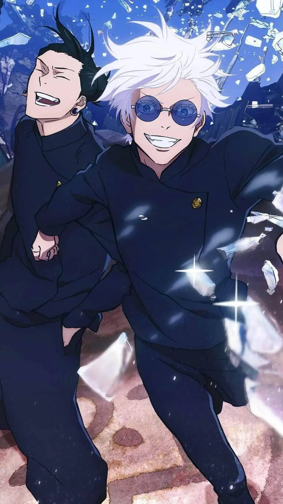 ai character: Gojo et Geto background