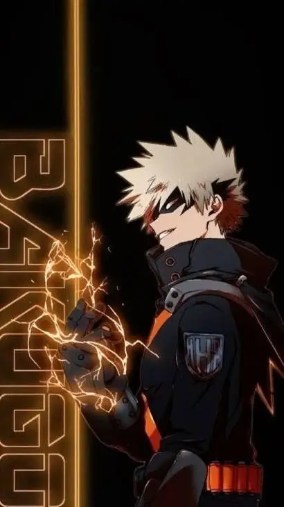 ai character: 🌩️Katsuki Bakugo⚡ background