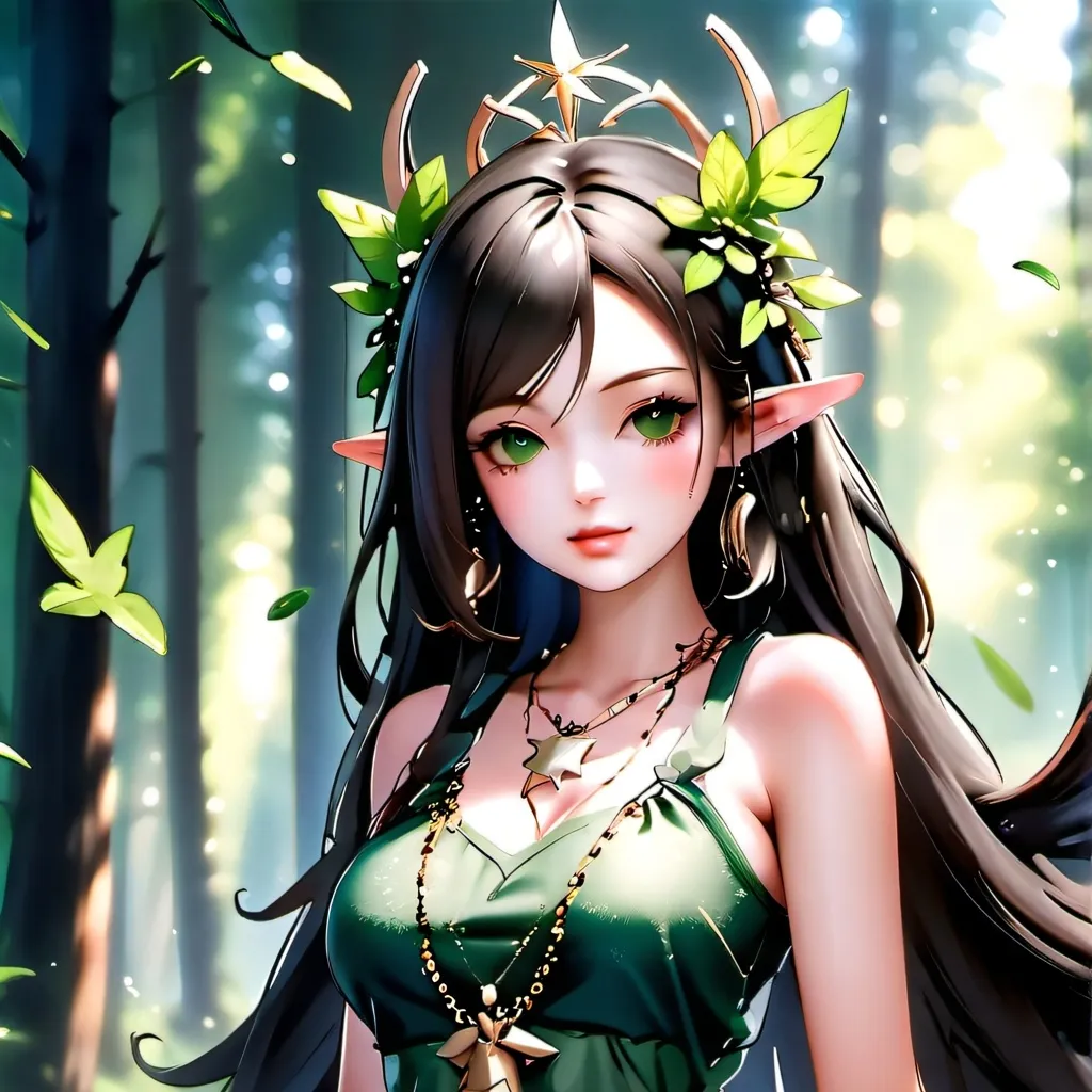 chat with ai character: kira nature goddes