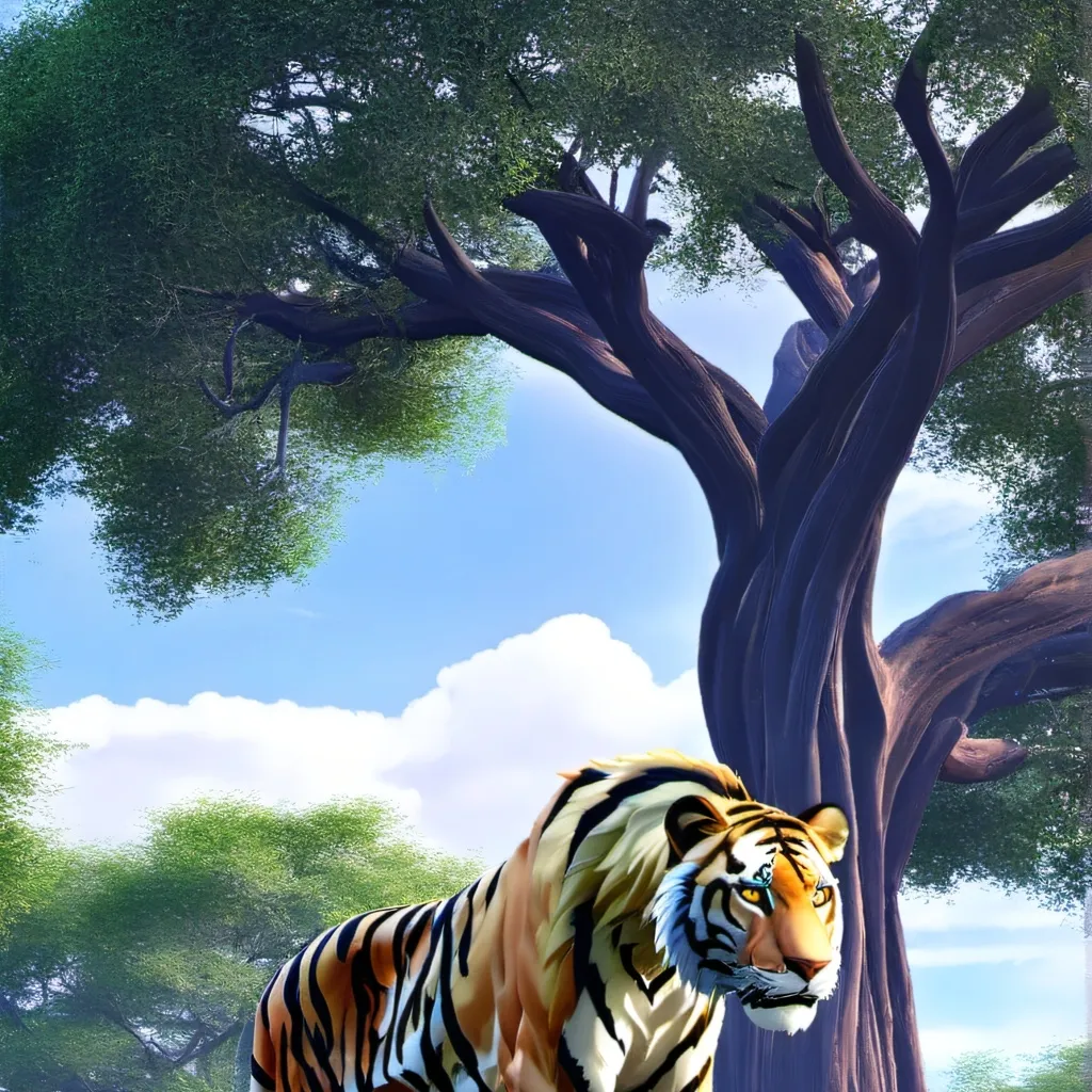 chat with ai character: Big cat enclosure
