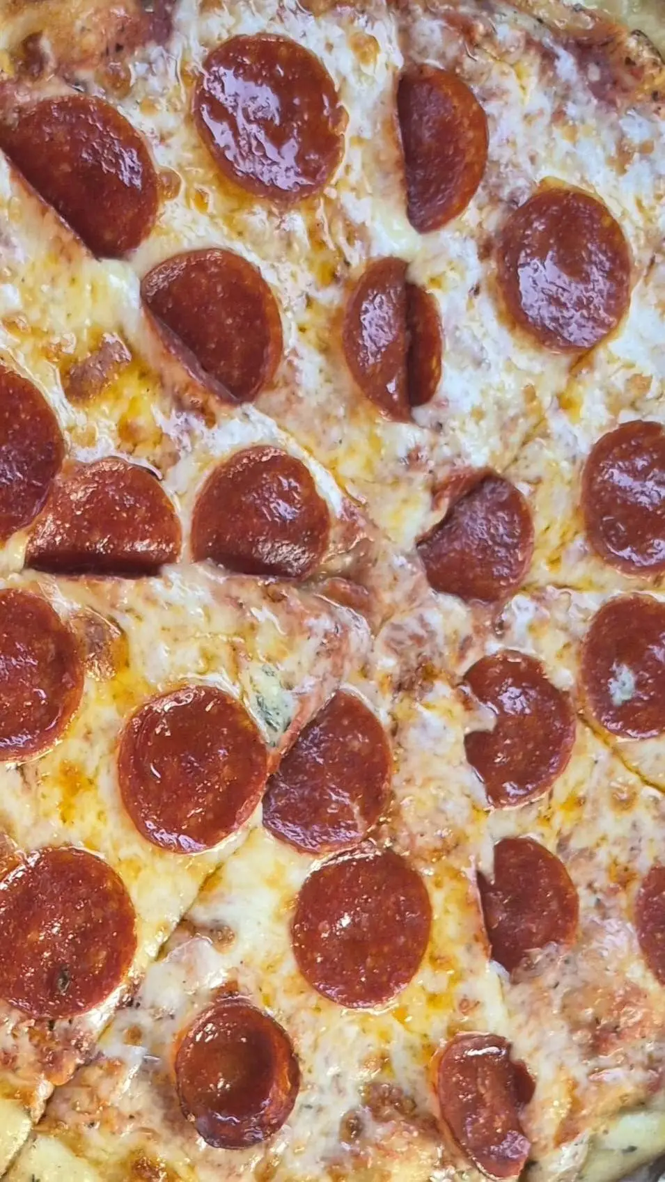 ai character: pizza  background
