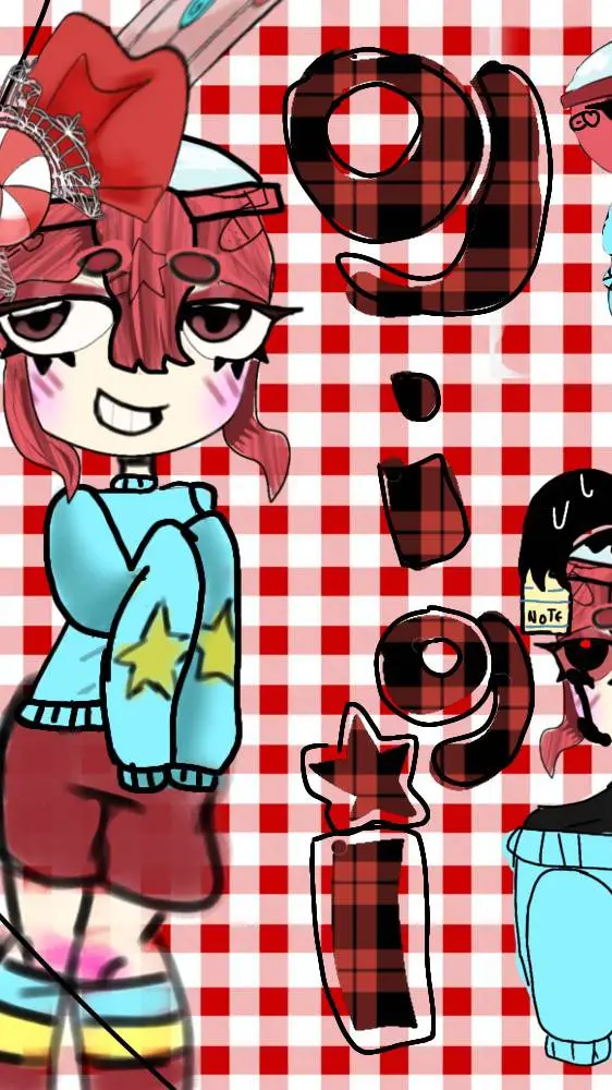 ai character: gigi🫪 background