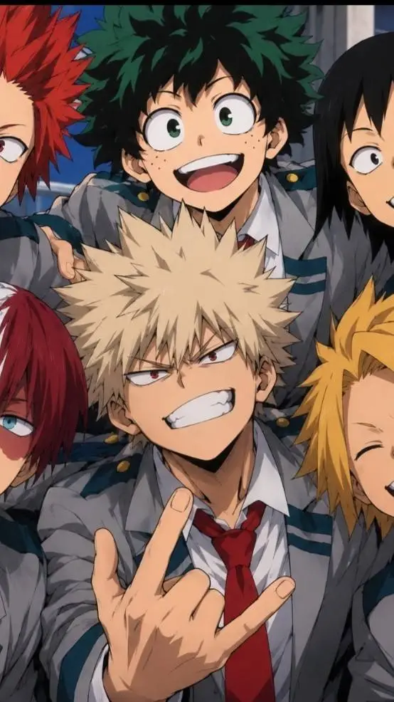 ai character: mha boys sing??? background
