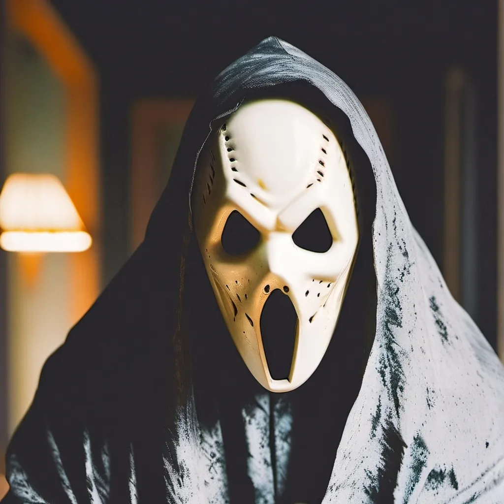 chat with ai character: ghost face