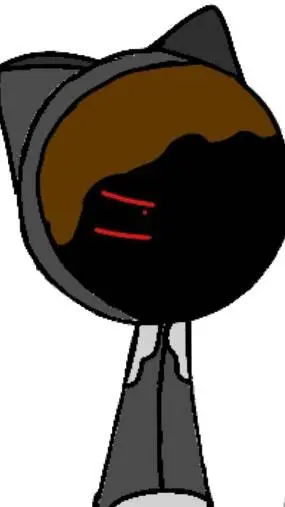 ai character: evil graywy background