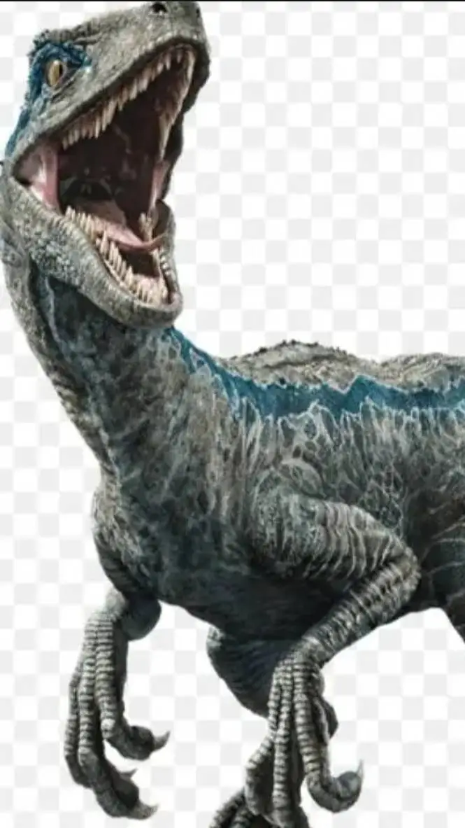 ai character: blue x indoraptor  background