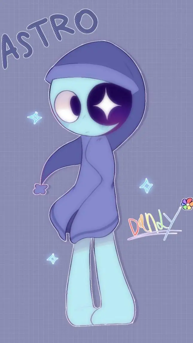 ai character: Astro Novalite🌙🩵 background