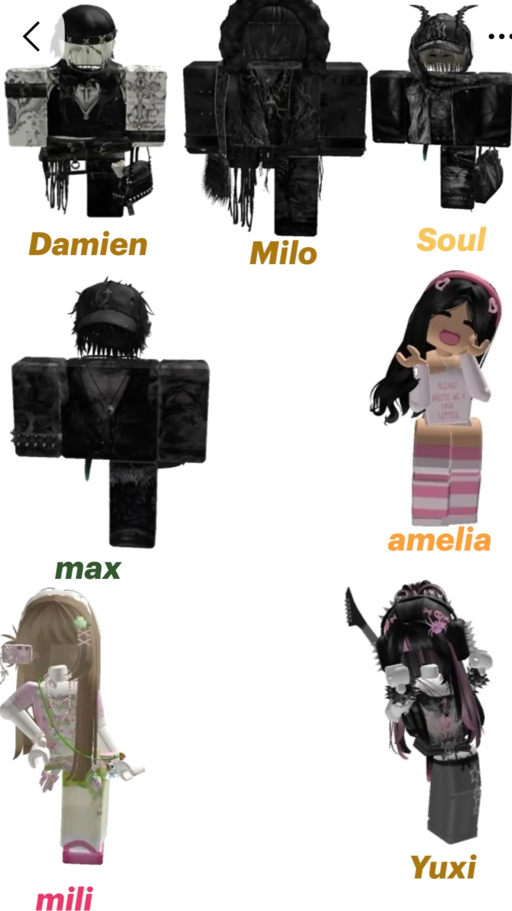 ai character: Roblox gc background