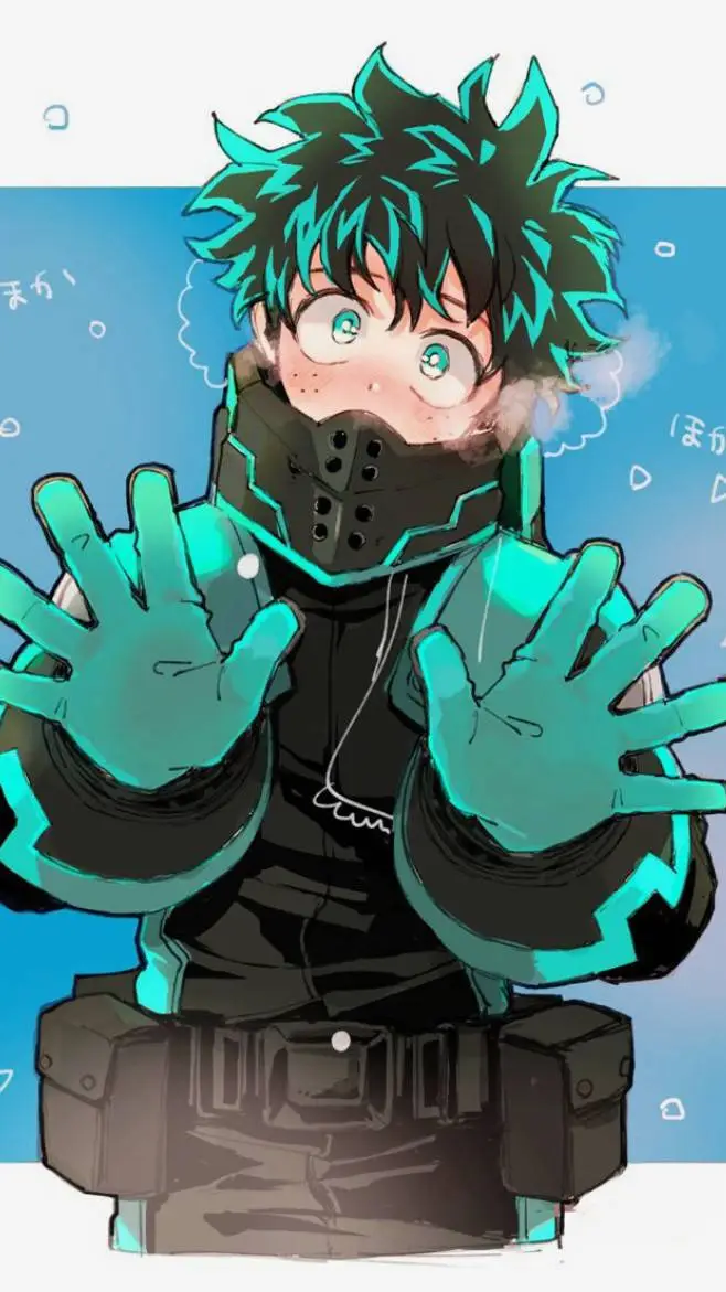 ai character: Izuku Midoriya ♡ background