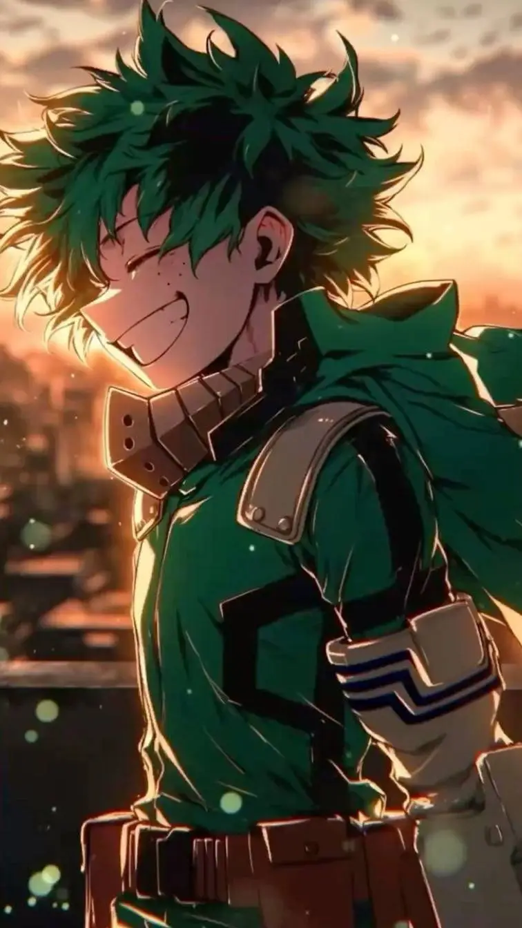 ai character: Izuku Midoriya ♡  background