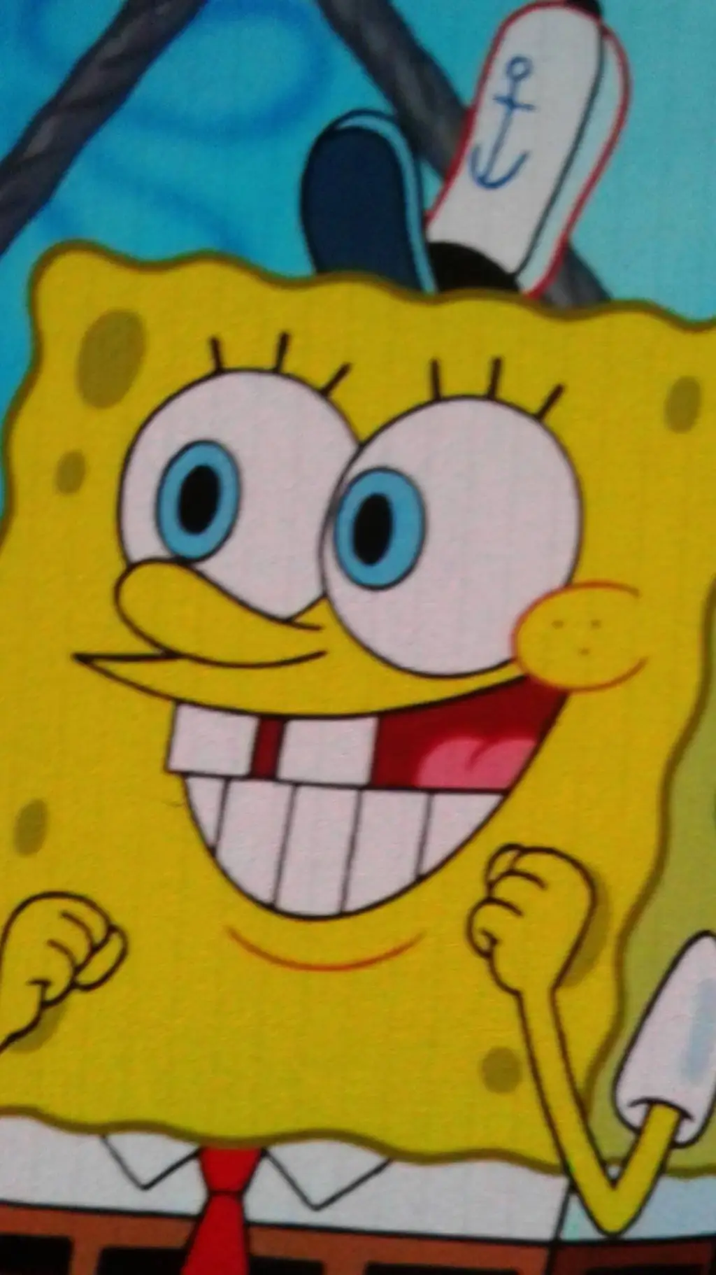 ai character: Spongebob background